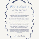 Mimi Louise - How To Needlepoint Guide