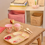 Kids 4 Room Plate - Fun Fair Pink Print
