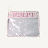 Large Embroidered NDLPT Project Bag - Pink