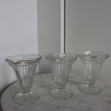 Vintage Ice cream Sundae Glasses (Set of 5)