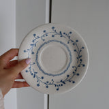 Americana Cream & White Floral Plates (Set of 2)