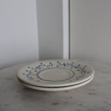 Americana Cream & White Floral Plates (Set of 2)